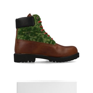 TIMBERLAND 6 英寸高级防水靴子男士靴子 MD 棕色全粒面