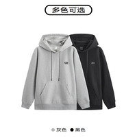 GXG男装 新年系列多色绣花通勤卫衣 24春GFX13101101 灰色 190/XXXL