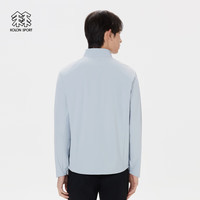 可隆 KOLON SPORT男士弹力皮肤衣轻薄春夏防风 UPF50+防晒印花外套
