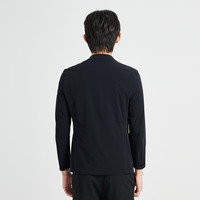 利郎轻时尚男装【超薄空调服】西服男锦氨皮肤衣西装外套Q4XKF31 黑色 175A