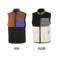 自营｜Timberland添柏岚男女款羊羔摇粒绒抓绒马甲背心外套保暖 灰白黑
