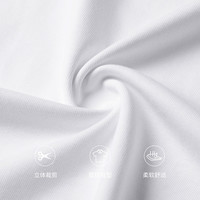 雪中飞 SNOW FLYING夏季女装纯棉T恤圆领百搭简约印花舒适透气短袖上衣宽松白色半袖 宝石黑 T5 XL 165-190斤