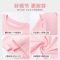 小马宝莉（MY LITTLE PONY）女童短袖t恤2025新款纯棉夏装儿童洋气百搭中大童半袖套头上衣