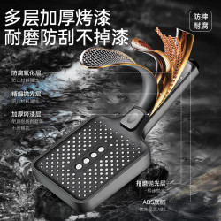 卓贝诗 三挡增压大水量花洒 方形增压单花洒
