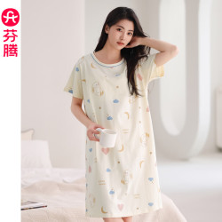 FENTENG 芬腾 睡裙 纯棉 女式家居服