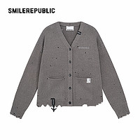 88VIP：SMILEREPUBLIC 女士破洞毛衣开衫 SRBEA6CF0014