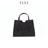 88VIP：ELLE 女包2025新款包包老花托特包水洗牛仔手提包秋冬大容量单肩包