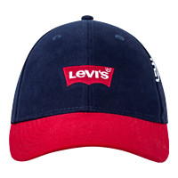 李维斯 Levi's 儿童棒球帽春秋男女童遮阳帽大小童鸭舌帽 深靛蓝 8/20