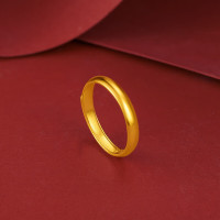 ZHOU LIU FU 周六福 黄金戒指 活口15号 约3.25g AA012466