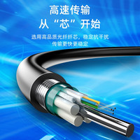 山泽(SAMZHE)铠装6芯单模室外光缆 GYTS-6B1.3层绞式室外架空/管道网线光纤线 500米 GYTS-6500