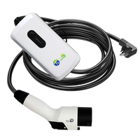 一拓直流随车充3KW九孔充电枪适用启辰大V蔚来ES6红旗eqm5新能源汽车快充口家用便携式9孔直流充电桩 3KW皓月白