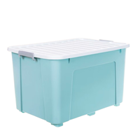 Citylong 禧天龙 收纳箱 带滑轮款 145L*1个 蓝色