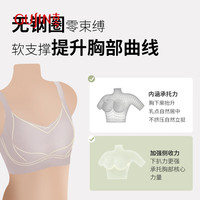 古今(GUJIN)女神节礼物聚拢文胸无钢圈文胸提拉防下垂收副乳调整型内衣胸罩
