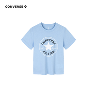 匡威Converse童装2025年夏季男女童透气舒适经典儿童短袖上衣 天空蓝 150 /72【身高140-152cm】