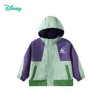 迪士尼宝宝 春季男女童时尚休闲卡通舒适百搭儿童外套 ZD1ES032杏紫 130