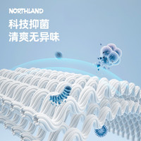 诺诗兰（NORTHLAND）25原纱防晒衣UPF500+户外男女凉感抑菌透气蝉翼皮肤衣NKJFT2342E 女 冰河绿印花色 L 女170/男175