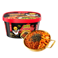 海底捞 火鸡面土豆泥拌面速食方便面早餐泡面冲泡即食宵夜米粉免煮面条 年糕火鸡风味拌面161.4g*1盒