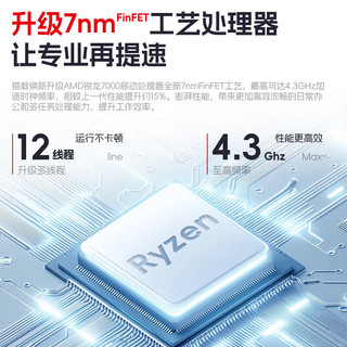 ThinkPad联想ThinkBook 14+ 笔记本电脑 高性能小Pro大商务办公设计师游戏轻薄本 可选 R5-7430U 32G内存 2TB固态昭阳X5