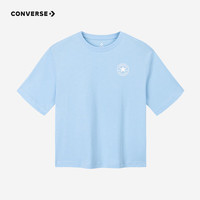 匡威Converse童装【2件装】印花短袖2025年男女童纯棉休闲短T 天空蓝 110 /56【身高104-110cm】