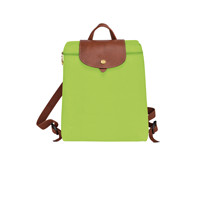 LONGCHAMP 女士Le Pliage经典尼龙双肩背包L1699089 001 嫩绿色