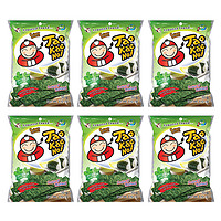 老板仔 TaoKaeNoi老板仔旗舰店海苔片泰国进口网红紫菜零食袋装32G*6包