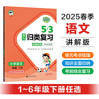 53天天练53单元归类复习语文讲解版一二三四五六年级上下册人教版1-6年级考点梳理知识全面归纳单元综合训练