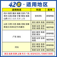 备考2025 高考必刷卷42套数学物理化学生物语文英语地理历史政治新高考江苏版全国 模拟试题卷汇编一二三轮总复习资料书必刷题系列