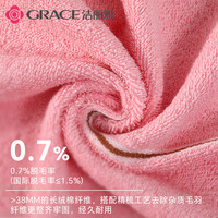 洁丽雅7A抗菌A类浴巾纯棉浴巾毛圈成人大尺寸裹巾洗澡巾柔软吸水 7A抗菌A类浴巾条纹米 AAA抗菌A类浴巾条纹米
