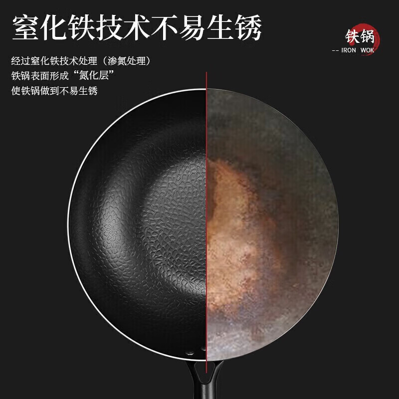 炒锅+锅盖+锅铲【已开锅】 32cm