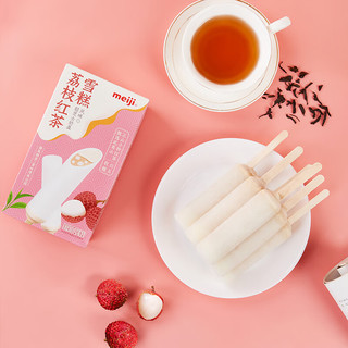  meiji/明治 多口味任选 雪糕冰淇淋  【甄选】荔枝红茶62g*6支 彩盒装