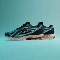 NEW BALANCEFootpatrol x New Balance 1906R联名款蓝绿色网面拼接男女跑步鞋 蓝绿色 36