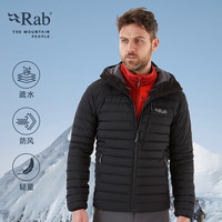 睿坡 Rab24秋冬新品Infinity Microlight疏水连帽轻便保暖羽绒服男 QDB-22