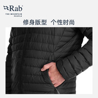 睿坡 Rab24秋冬Infinity Microlight疏水连帽轻便保暖羽绒服男 QDB-22 浅卡其LKH M