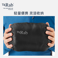 睿坡 Rab24秋冬Infinity Microlight疏水连帽轻便保暖羽绒服男 QDB-22 黑色BLK S