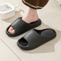 杜晨 踩屎感拖鞋女款2025家居室内防滑防臭浴室凉拖鞋静音 绿色 36-37