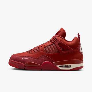 NIKE耐克Air Jordan 4 Nigel Sylvester AJ4联名款橙红男子复古篮球鞋 HF4340-800 35.5