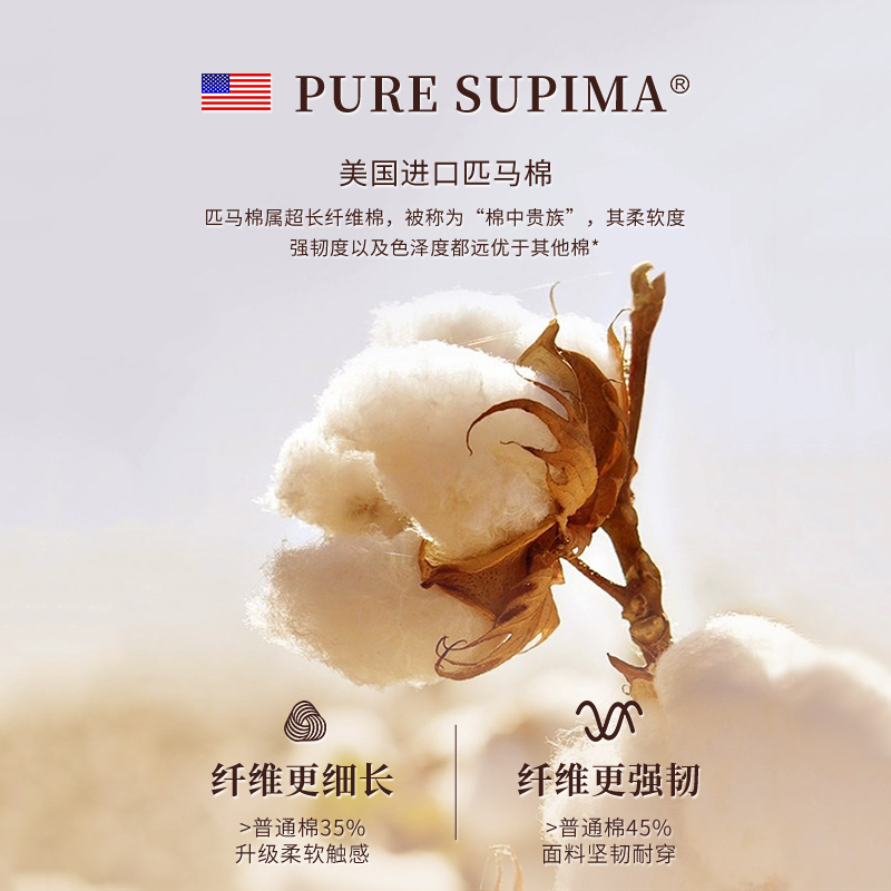 Freehope意大利家纺床上四件套全棉纯棉床单被套主卧春夏磨毛床品