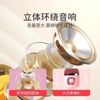 樱舒儿童小话筒宝宝玩具卡拉ok唱歌机音响一体手机麦克风蓝 全+小粉猫-3.0顶配续航版