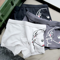 宝盖丁 内裤男平角裤春夏透气卡通动漫抗菌短裤头纯棉