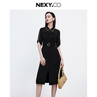 奈蔻 NEXY.CO 春夏时尚通勤气质收腰显瘦连衣裙女