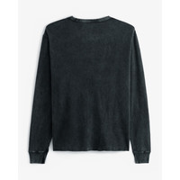 ABERCROMBIE & FITCH男装25春季新款美式舒适纯色宽松华夫格圆领长袖T恤KI124-4532