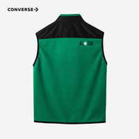 匡威（Converse）儿童加绒马甲冬季纯色保暖运动小背心女大童针织秋装上衣 群青绿 120 /60 【身高110-116cm】 120/60