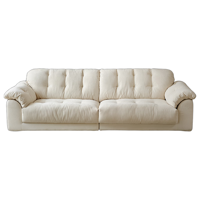 全友 111176 雪尼尔布艺沙发 大左1+大右1