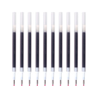 斑马牌(ZEBRA)中性笔替芯0.5mm考试黑色笔芯签字笔芯JJ15替换芯JF-0.5/M 适用JJ77黑色0.4mm10支装