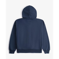 ABERCROMBIE & FITCH女装25春经典小麋鹿美式复古毛圈布连帽卫衣外套KI152-5145 海军蓝 L (165/104A)