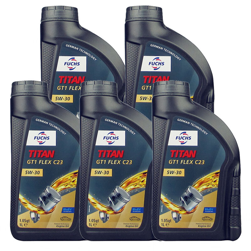 福斯（FUCHS）泰坦GT1汽车全合成机油 欧规C3级符合国六标准 *1原装进口 5W30 *5