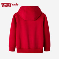 Levi's 李维斯童装【宇航员系列】冬季男女童摇粒绒卫衣儿童上衣 辣椒红 150 /72 【身高140-152cm】