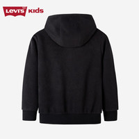 Levi's 李维斯童装【宇航员系列】冬季男女童摇粒绒卫衣儿童上衣 黑美人 150 /72 【身高140-152cm】
