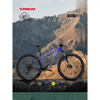 崔克（TREK）MARLIN 5轻量化油碟内走线可锁定避震9速越野山地自行车 阿尔卑斯蓝色深蓝色渐变 xl+脚 27.5寸