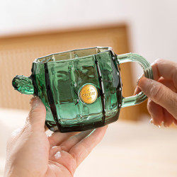 乐唯诗 玻璃杯套装  墨绿色 301-400mL